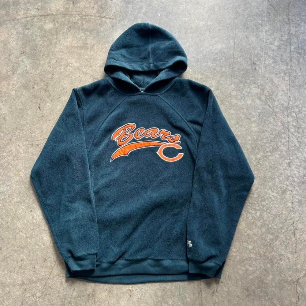 Vintage Chicago Bears NFL Fleece Hoodie Size XL